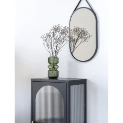 Trapani spegel - Svart + Glas och Kristallrengöring