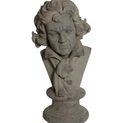Trädgårdskonst Staty Beethoven - H70 cm + Rengöringsmedel för utemöbler