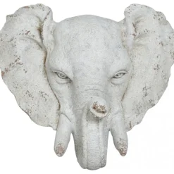 Trädgårdskonst Staty elefant (vägghängd) - H60 cm