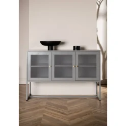 Trerike skänk - Ljusgrå