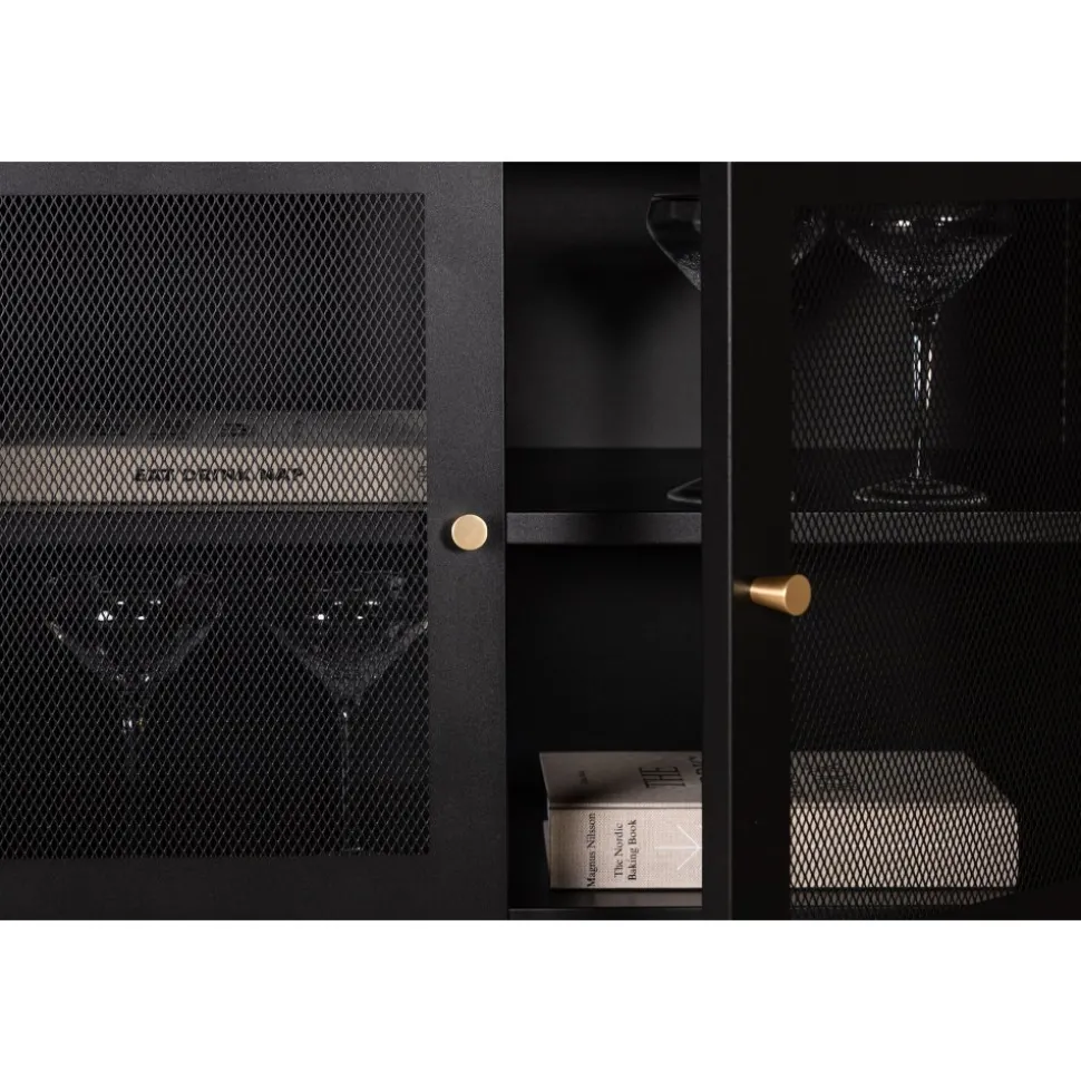 Trerike skänk - Svart