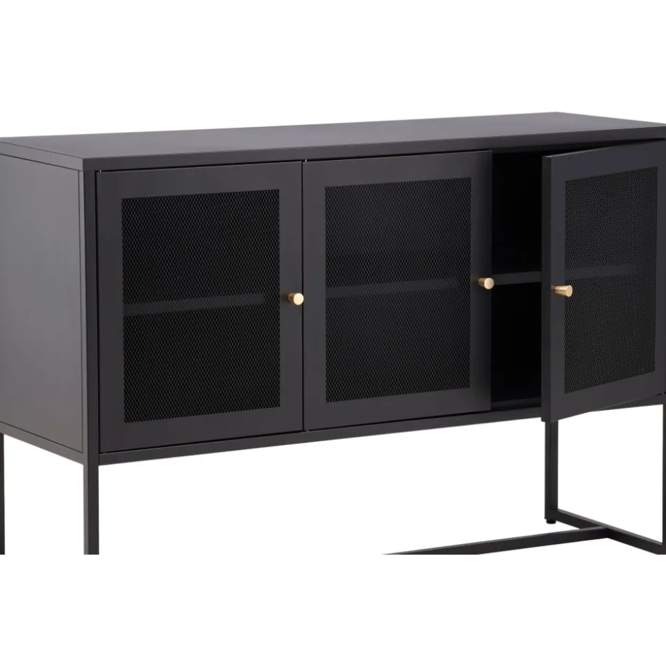 Trerike skänk - Svart