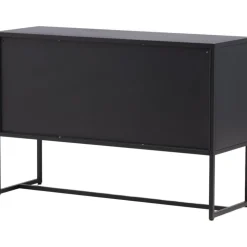 Trerike skänk - Svart + Möbeltassar