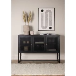 Trerike skänk - Svart + Textilrengöring för möbler