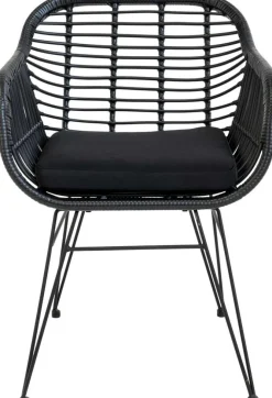 Trieste utestol med dyna - Svart + Textilrengöring för möbler