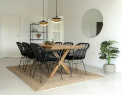 Trieste utestol med dyna - Svart + Textilrengöring för möbler