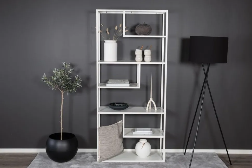 Träne bokhylla - Vit