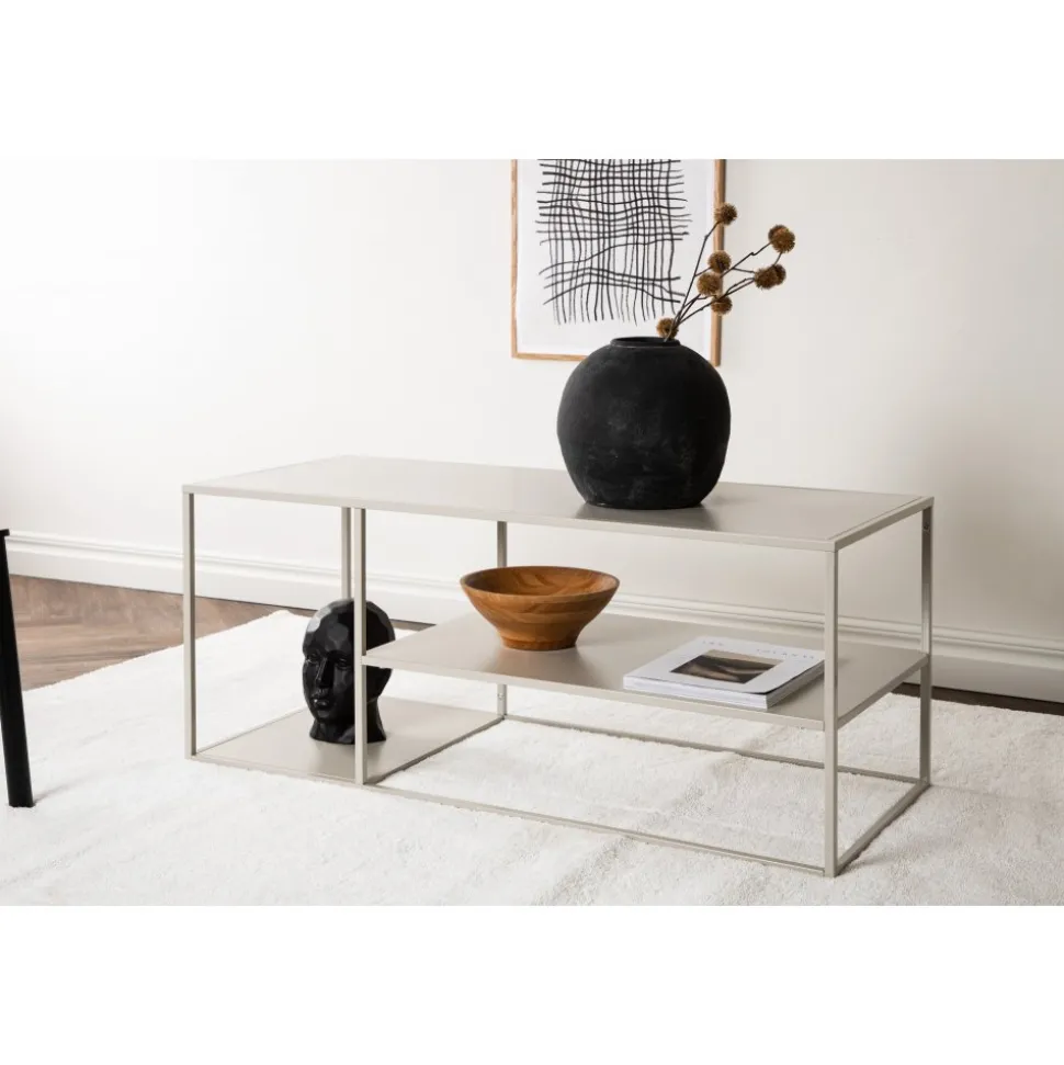 Träne soffbord 120 x 50 cm - Beige