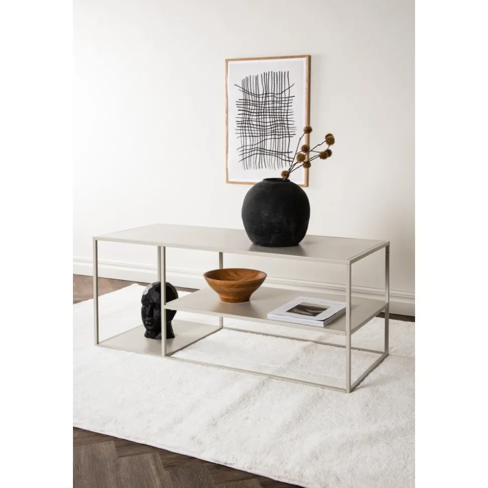 Träne soffbord 120 x 50 cm - Beige