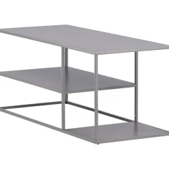 Träne soffbord 120 x 50 cm - Ljusgrå