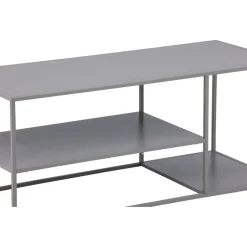 Träne soffbord 120 x 50 cm - Ljusgrå