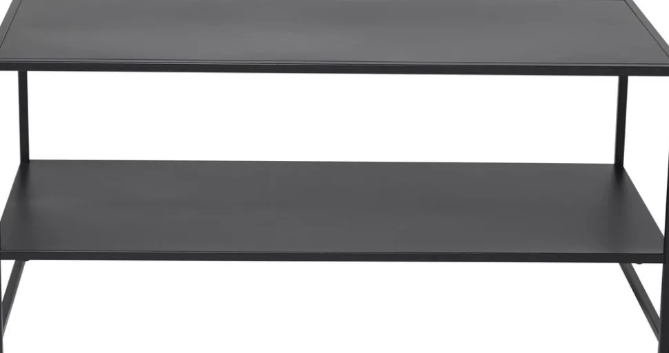 Träne soffbord 101,6 x 43,2 cm - Svart