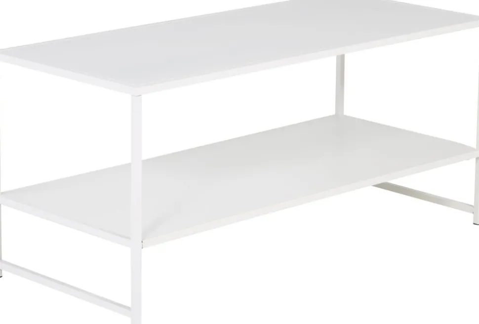 Träne soffbord 101,6 x 43,2 cm - Vit