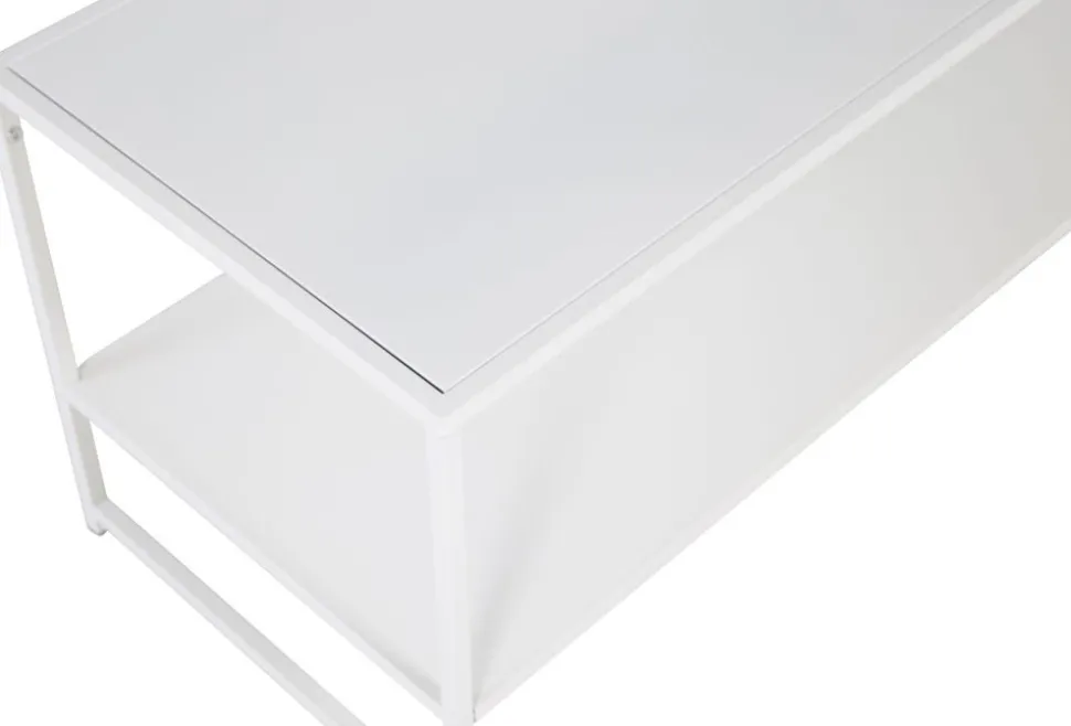 Träne soffbord 101,6 x 43,2 cm - Vit