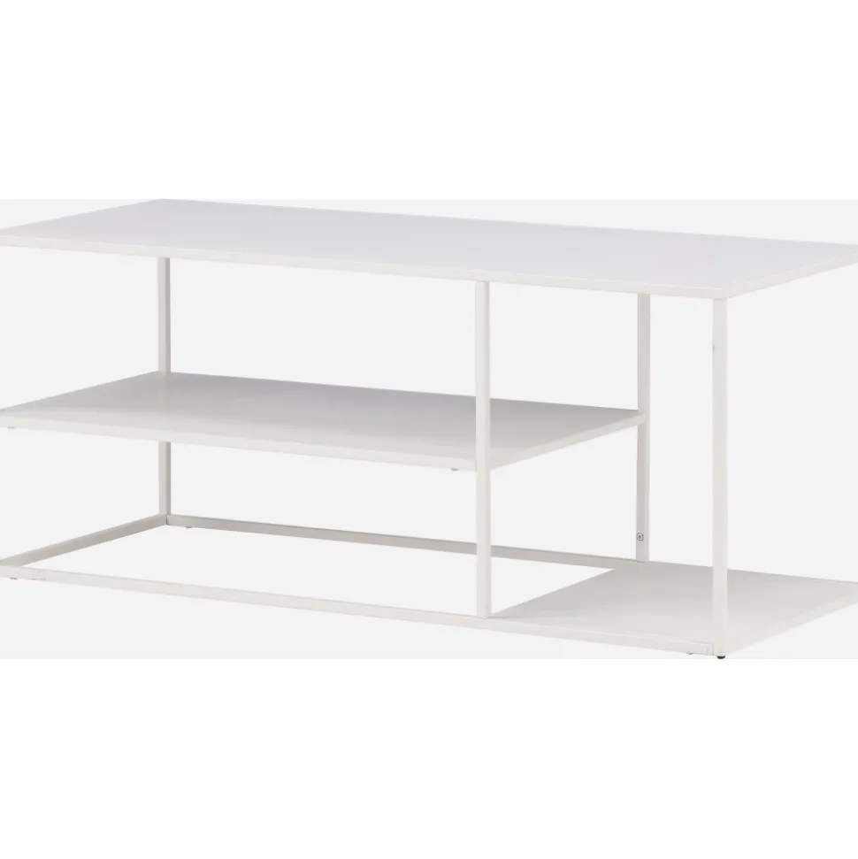 Träne soffbord 120 x 50 cm - Vit