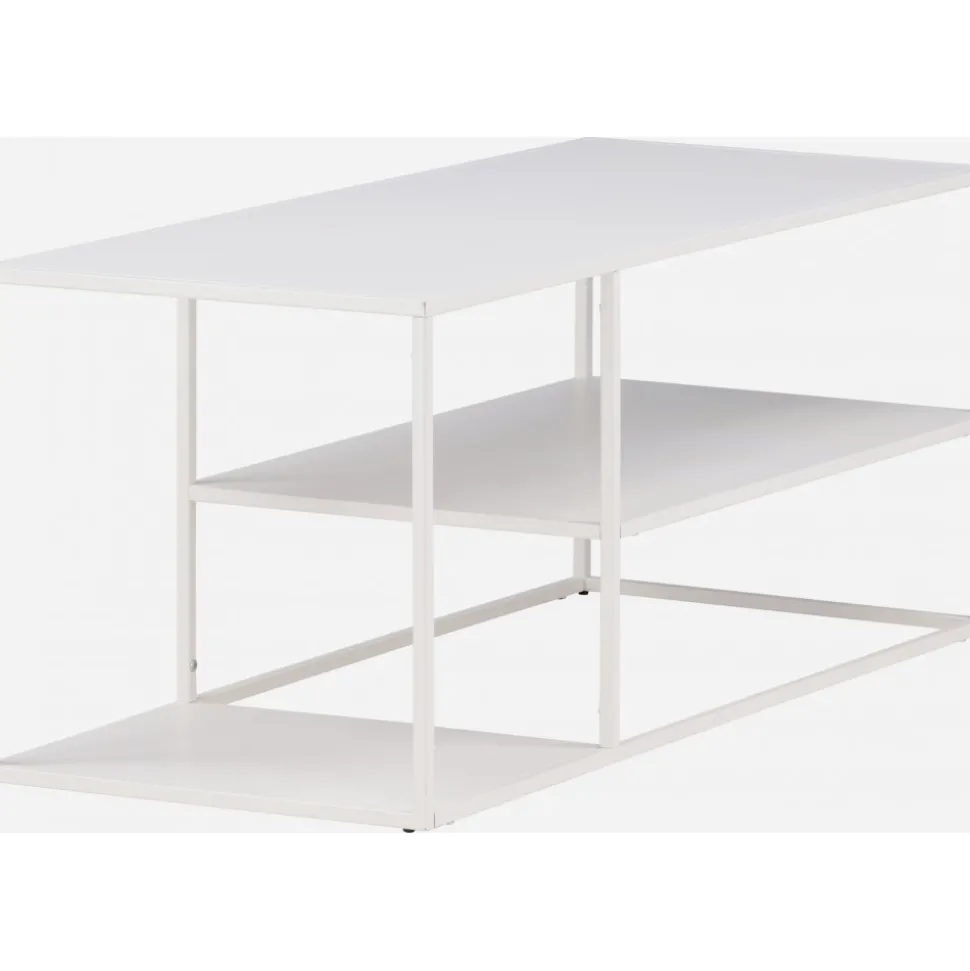 Träne soffbord 120 x 50 cm - Vit