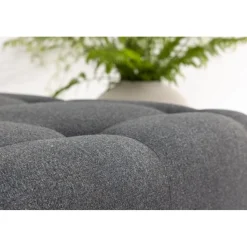 Turin sittpuff - Mörkgrå