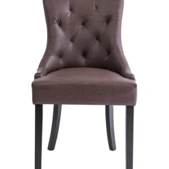 Tuva Eastport matstol med nitar - Vintage PU + Textilrengöring för möbler