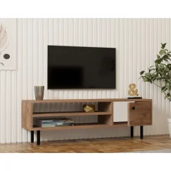 Tv-bänk 120 cm bred i furu - Rosvik