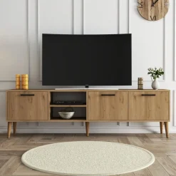 TV-bänk Exxen i ek - 180 cm