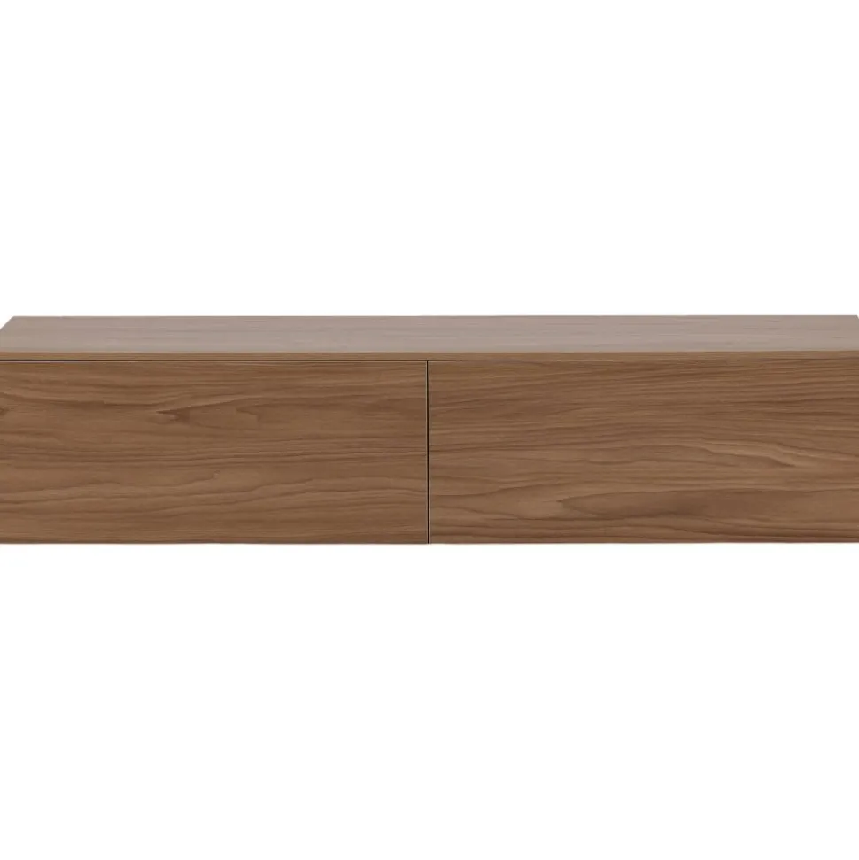 Tv-bänk i valnöt 160 cm - Fredslund