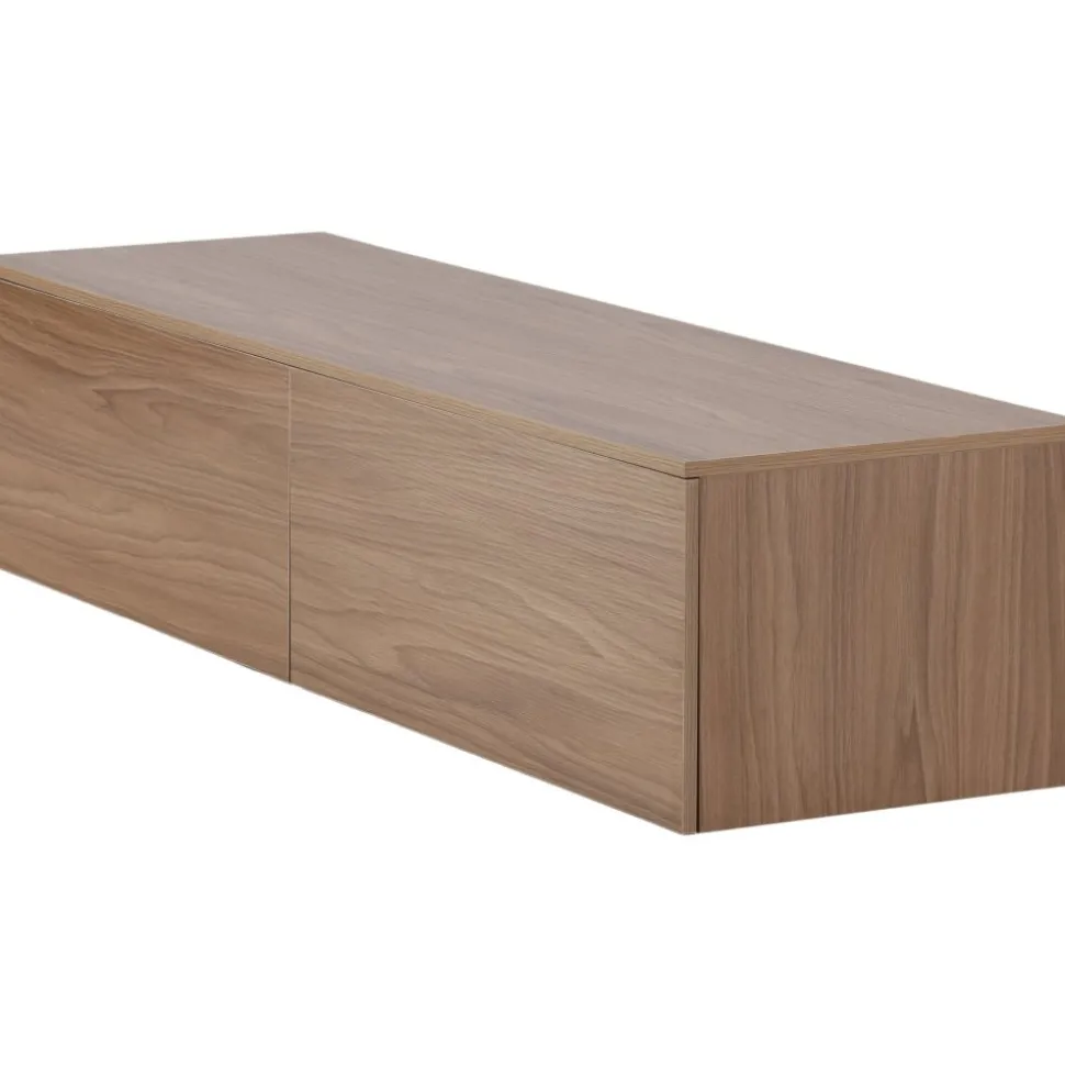 Tv-bänk i valnöt 160 cm - Fredslund