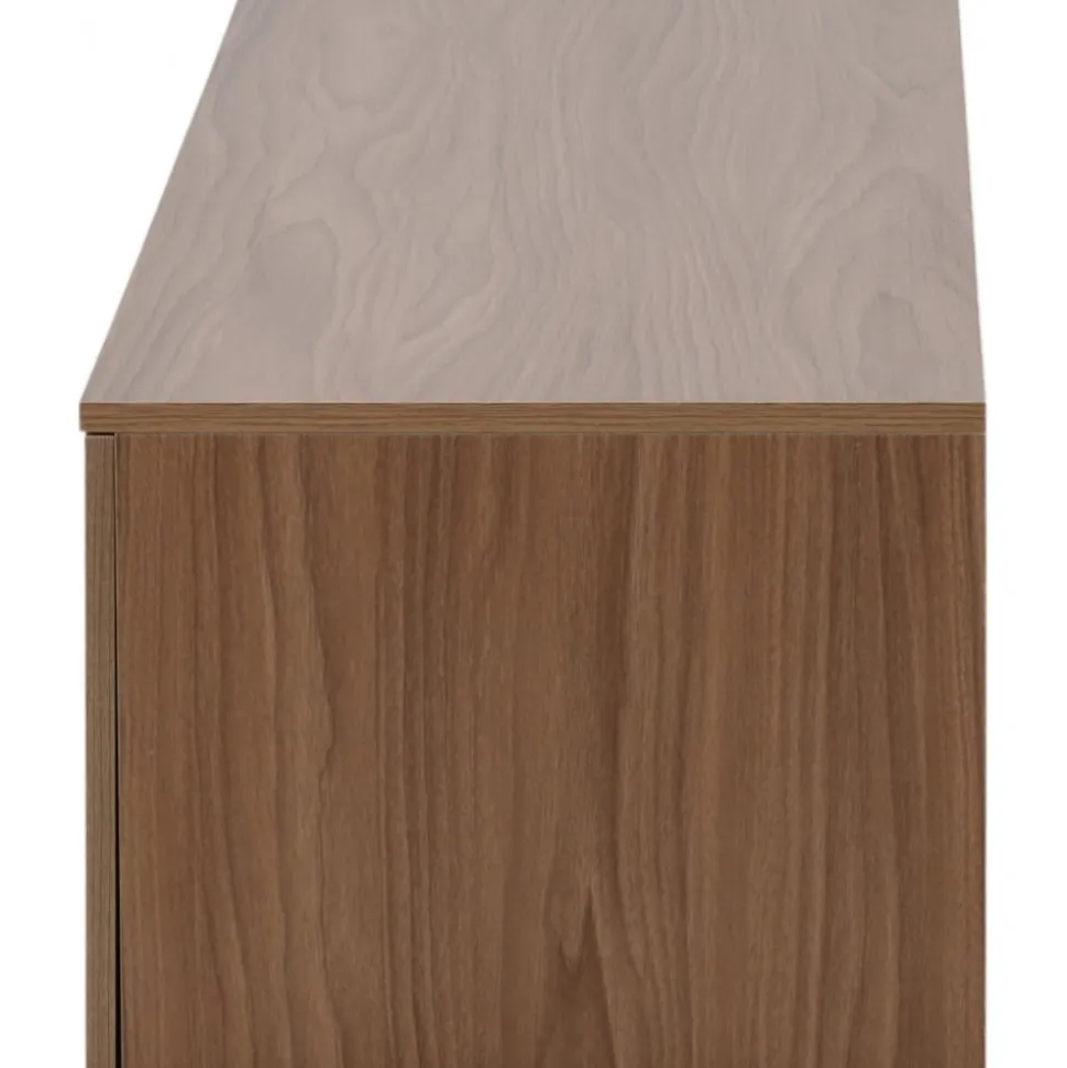 Tv-bänk i valnöt 160 cm - Fredslund