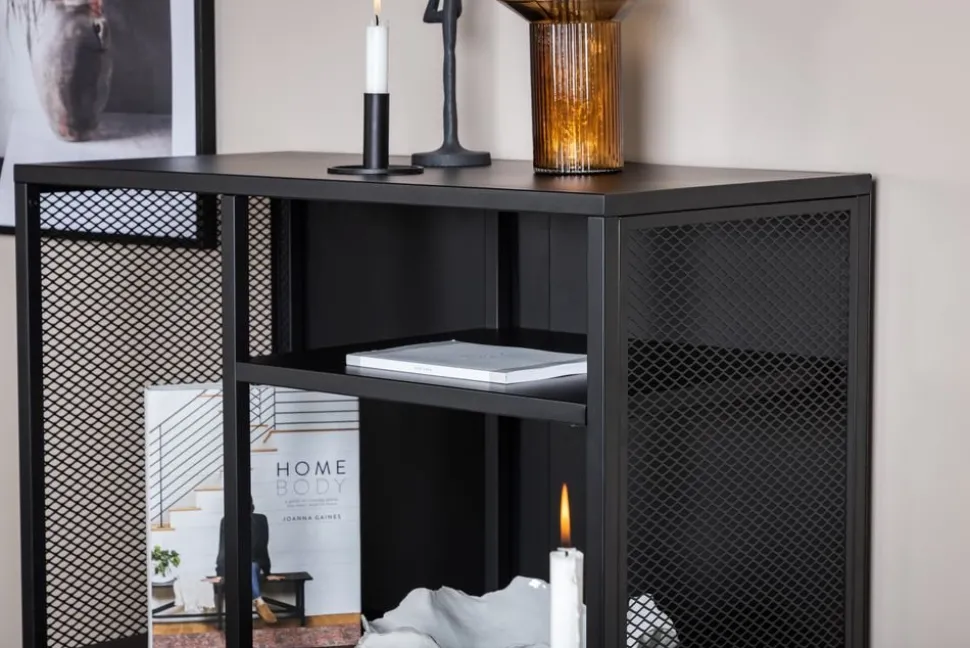 Tvärån skåp - Svart