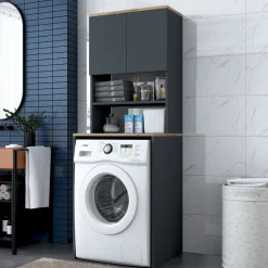 Tvättmaskinskåp med förvaring