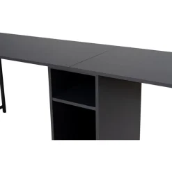 Twin skrivbord - Antracit/svart