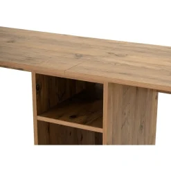 Twin skrivbord - Furu/svart