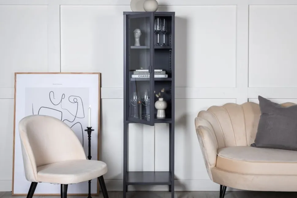 Tysslinge skåp - Grå