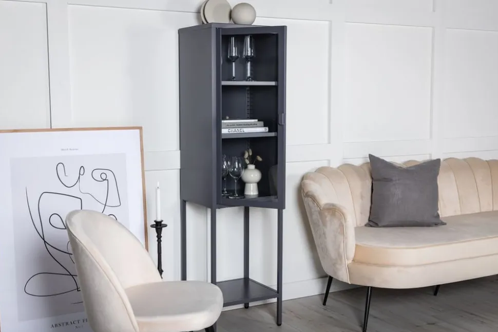 Tysslinge skåp - Grå