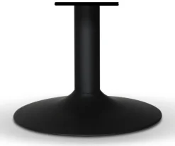 Underrede till soffbord - Trumpetfot svart Ø45, svart