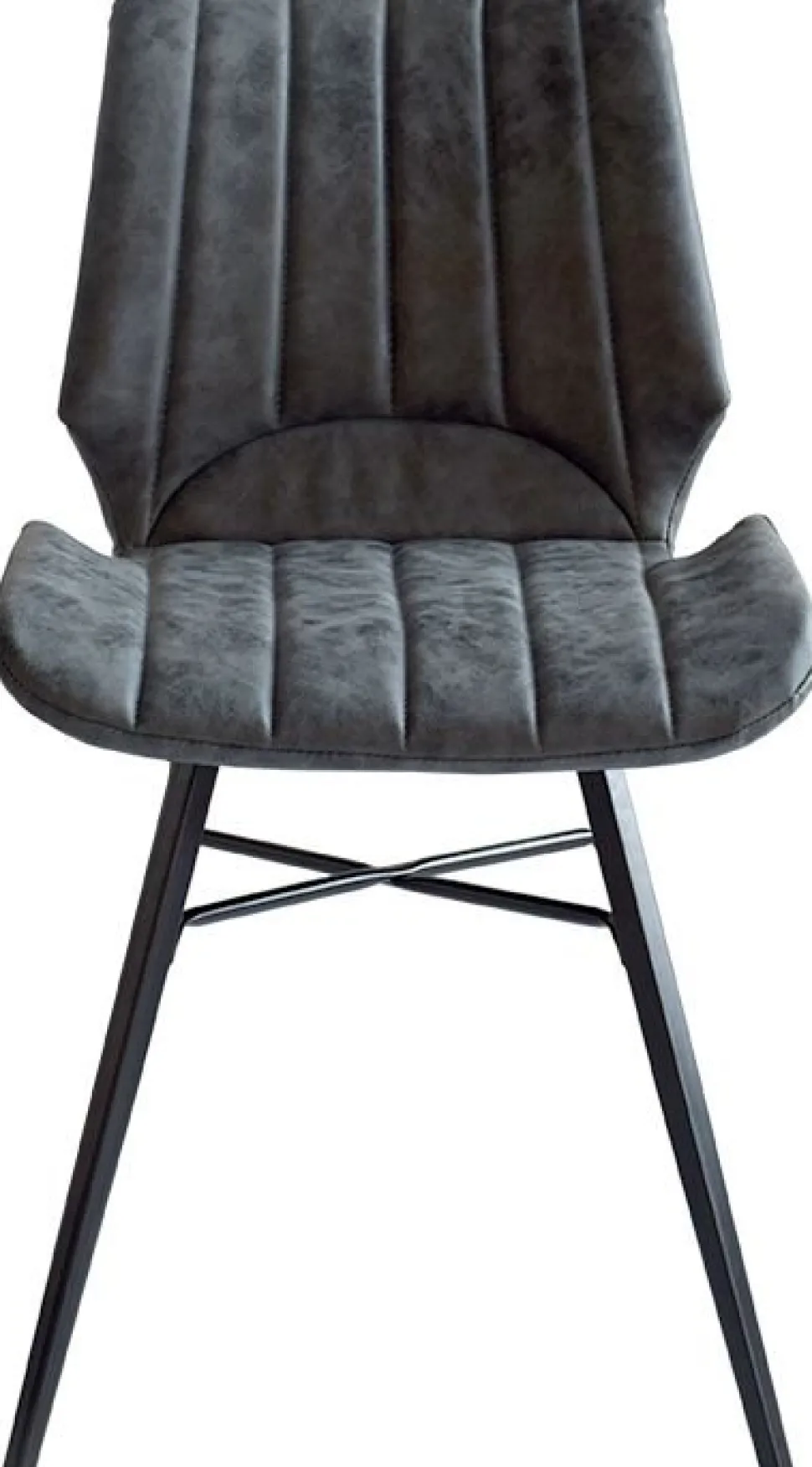 Unique Stol - Antracit vintage läder (Pu)