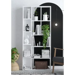 Uranus bokhylla - Vit