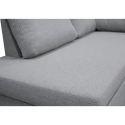 U-soffa med förvaring 367 cm grå + Fläckborttagare för möbler