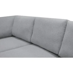 U-soffa med förvaring 367 cm grå + Fläckborttagare för möbler