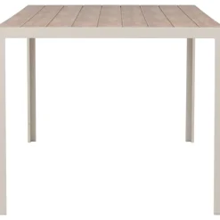 Utebord 205 x 90 cm beige / Teaklook - Copacabana