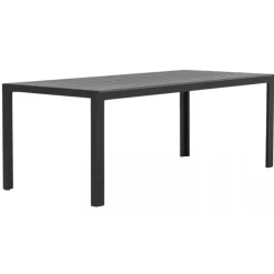 Utebord 205x90 cm - Svart / Grå - Las Vegas