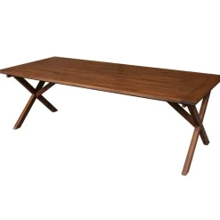 Utebord 220x100 cm Brunlaserat - Oxford