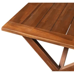 Utebord 220x100 cm Brunlaserat - Oxford