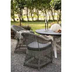 Utefåtölj grå/rotting - Marbella