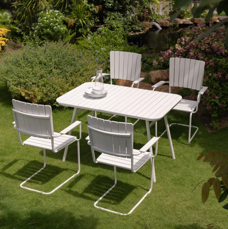 Utegrupp; bord 120x80 cm med 4 st stolar - Holmsund