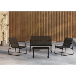 Utegrupp; soffa, fåtöljer och soffbord