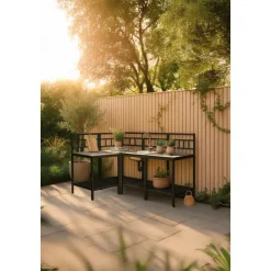 Utekök komplett svart - Alicante