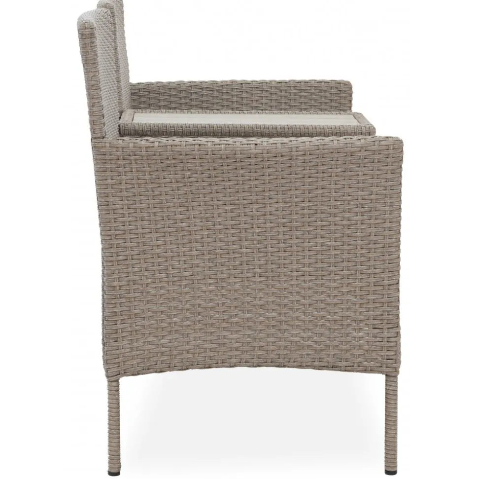 Utesoffa / Duosoffa i beige rotting