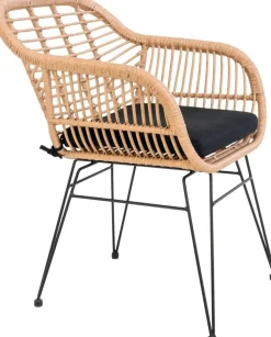 Utestol med dyna - Natur + Fläckborttagare för möbler