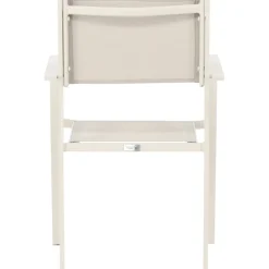 Utestol stapelbar beige - Copacabana + Textilskydd för utemöbler