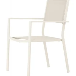 Utestol stapelbar beige - Copacabana + Textilskydd för utemöbler